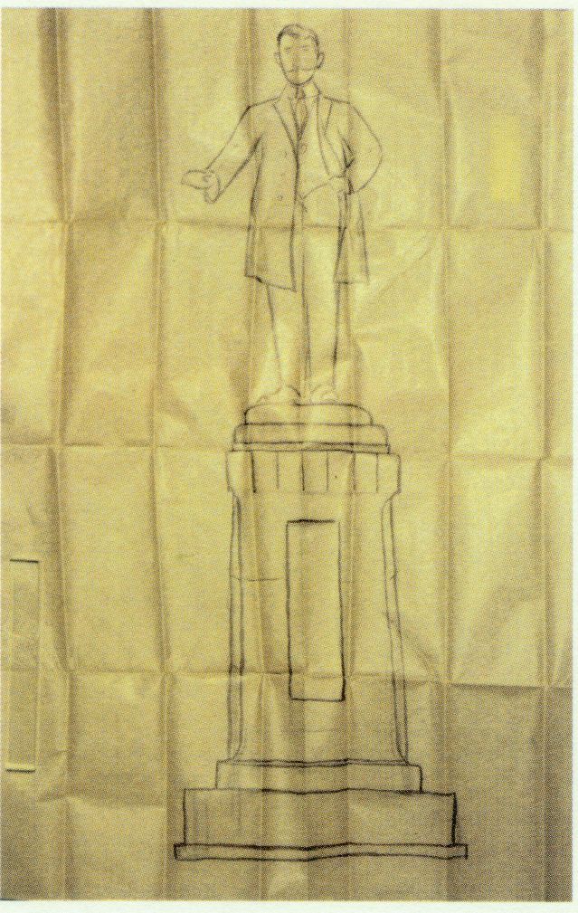 4-12、照片：梅屋莊吉保存的孫中山銅像的設計稿.jpg