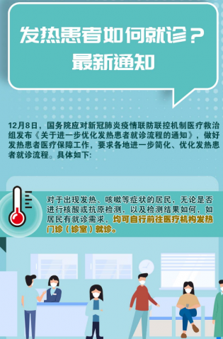 發(fā)熱患者如何就診？最新通知